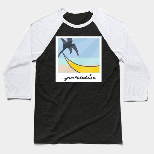 Paradise Baseball T-Shirt by CuteShirtDesigns